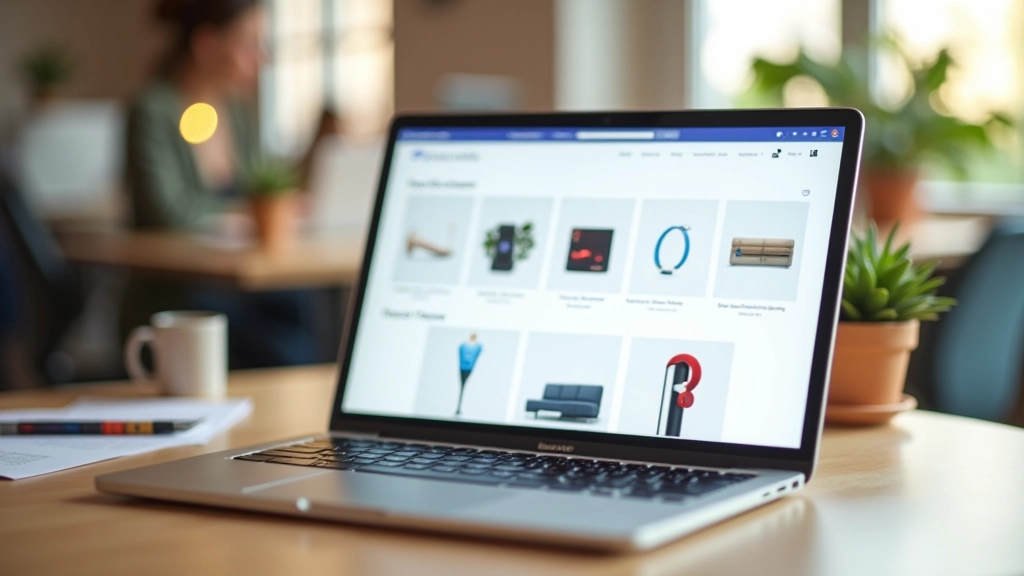 Thumbnail van e-commerce website voor kleine winkel, responsive design