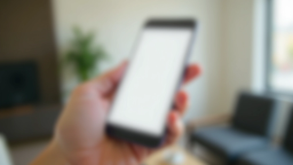 Smartphone toon responsive website design met geoptimaliseerde navigatie en lesbare tekstgroottes