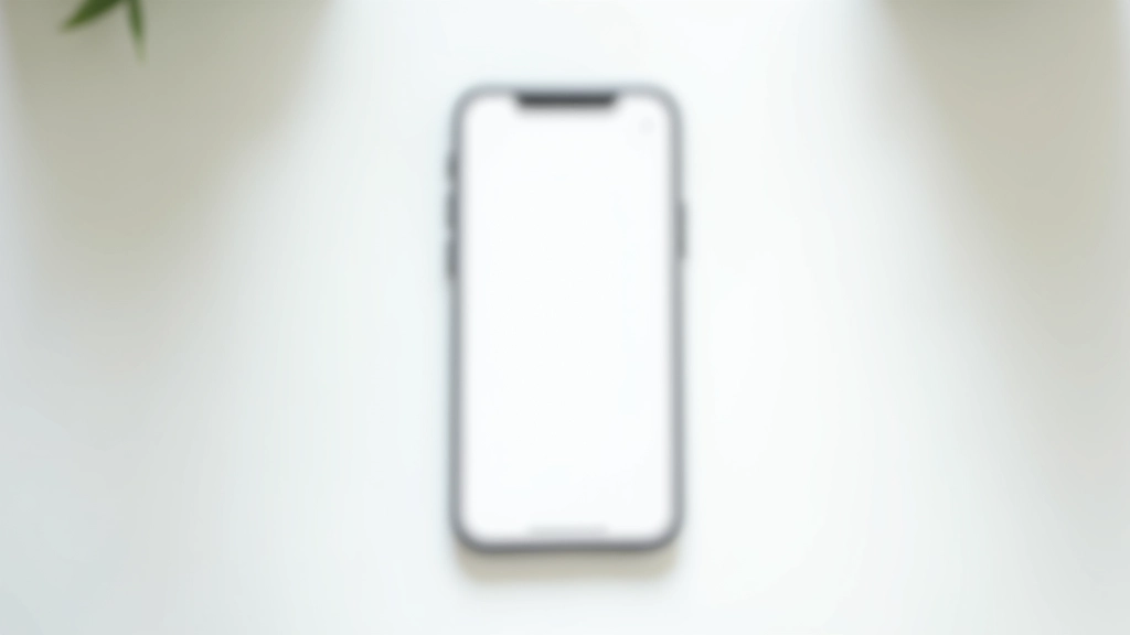 Mobiele telefoon toont een goed geoptimaliseerde website met snelle laadtijd, schone layout, duidelijke navigatie