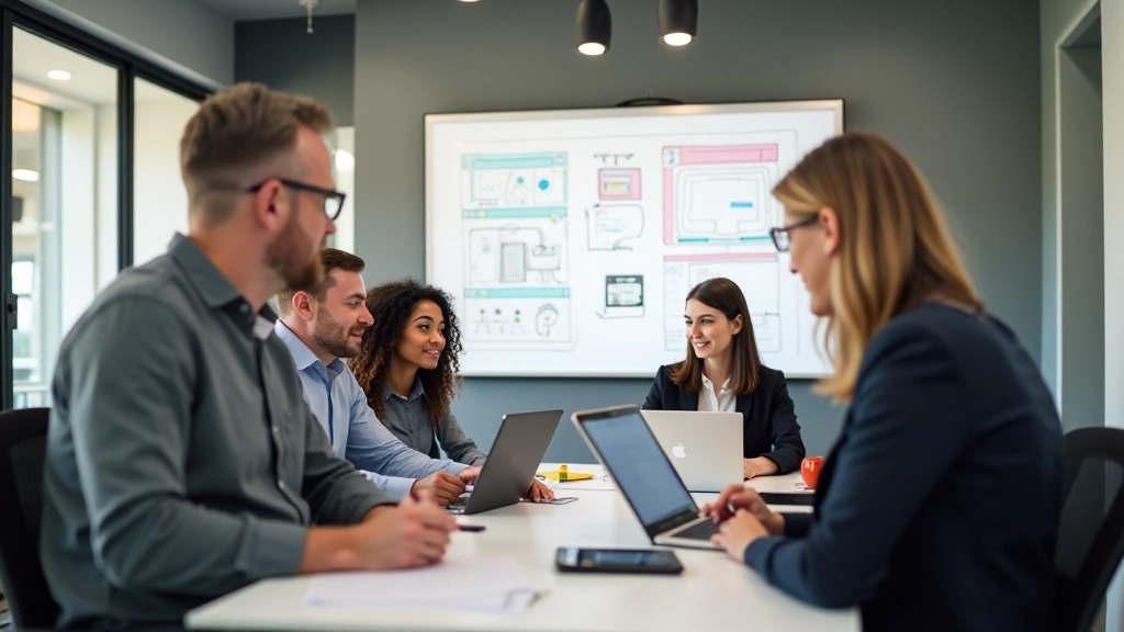 Team van DesignStudio Antwerpen in creatieve samenwerking