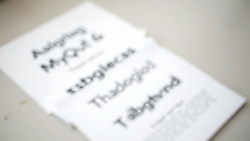 Twee verschillende lettertypestijlen getoond naast elkaar met voorbeeldtekst