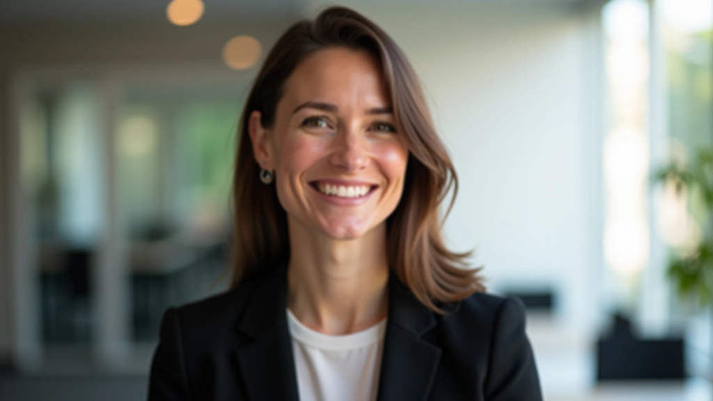 Portretfoto van UX designer met focus op gebruikerservaring, vrouw, professioneel kantoor