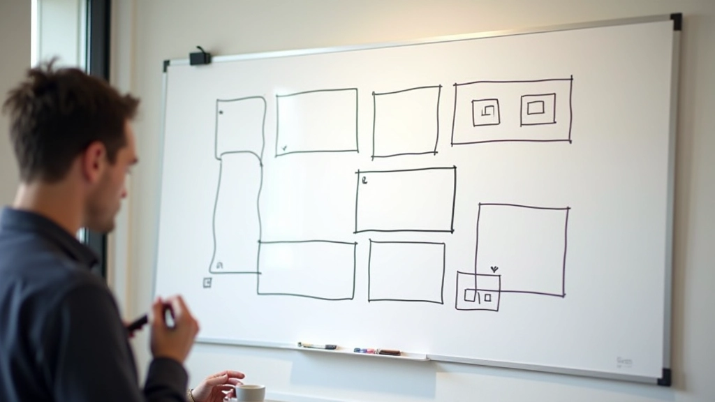 Schematische weergave van flexbox layout met rijen en kolommen items, pijlen die alignment tonen